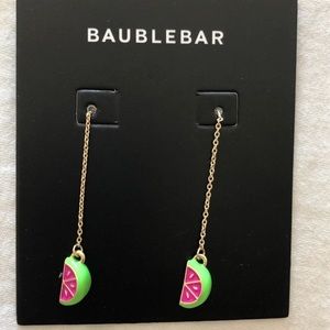 Watermelon dangling earrings